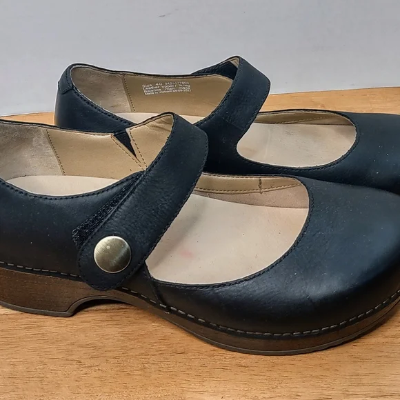 Dansko Black Mary Jane Flats - Picture 5 of 7